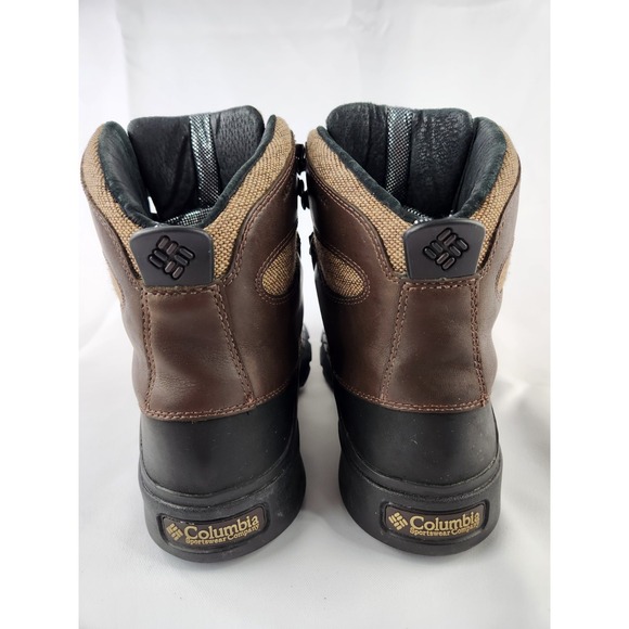 COLUMBIA BUGABOOT Thermal Lining Omni-Heat Men 9 Waterproof Boots Leather Rubber main image 14